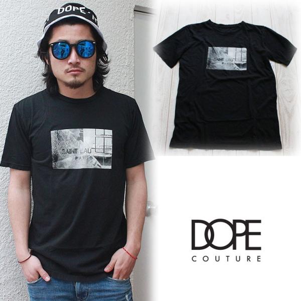 DOPE COUTURE ドープ T-shirts Tシャツ メンズ 半袖 ブラック