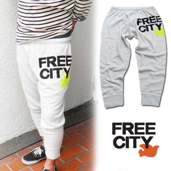 フリーシティー FREE CITY SWEAT PANTS ７分丈スウェットパンツ メンズ ナチュラ...