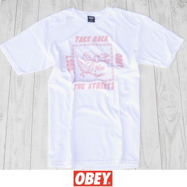 オベイ OBEY Tシャツ 半袖Tシャツ ストリートブランド ストリート系 ブランド スケーター ア...