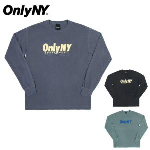 オンリーニューヨーク ONLY NY ロンT 長袖Tシャツ ストリートブランド ストリート系 ブランド スケーター アメカジ サファリ ネイビー グリーン ブラック｜maroon