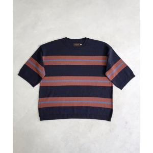 VOO BORDER SUMMER KNIT BLACK｜maroonwebstore