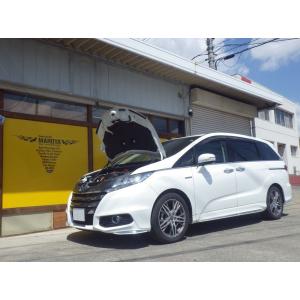 ホンダ：オデッセイ[RC4]ボンネットダンパー　ブラックカーボン