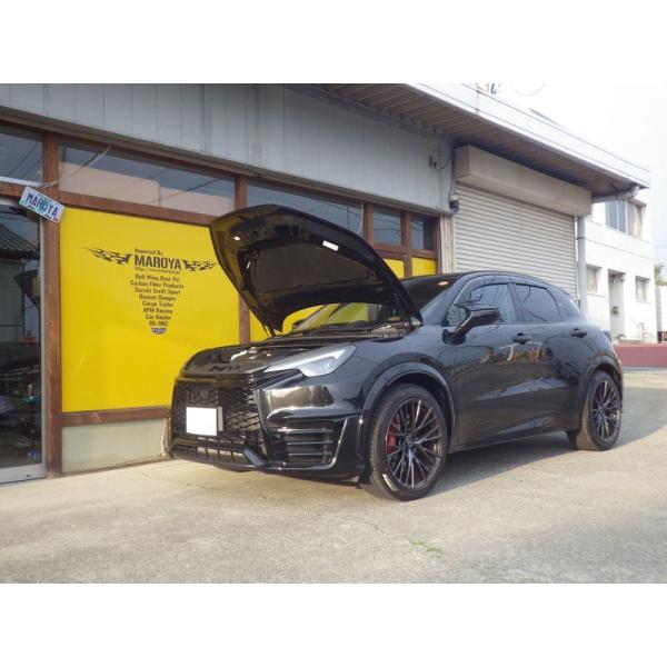 レクサス:レクサス　LBX　MORIZO RR用ボンネットダンパー　シルバーカーボン