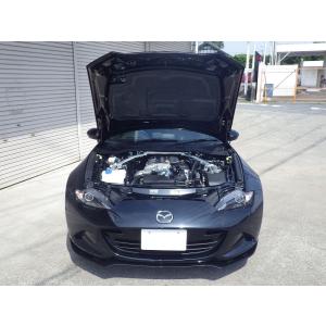 値下げDELICA MINI専用MAROYAボンネットダンパー 三菱：デリカミニ［B38A］ボンネットダンパー ブラックカーボンタイプ