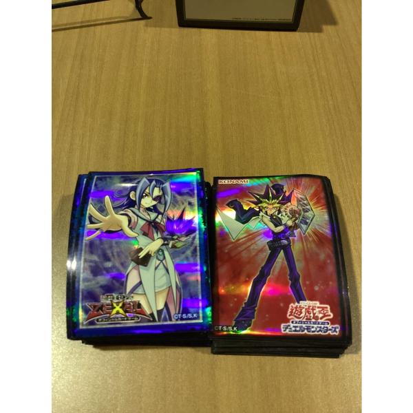 遊戯王　デュエリストカードプロテクター　スリーブ　神代璃緒　56枚　武藤遊戯　45枚 ★0222 O...