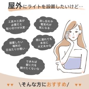 ソーラーライト 1点/2点個セット選択可 セン...の詳細画像2