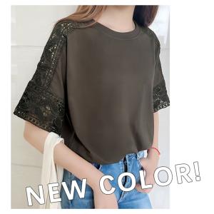 tシャツ Tシャツ レディース 半袖 長袖 カ...の詳細画像4
