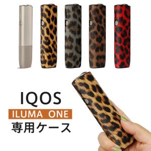 アイコス ケース イルマワン IQOS アイコスイルマワン ヒートスティック カバー ILUMA ONE ヒョウ柄 電子タバコ 専用ケース 送料無料｜marscolor