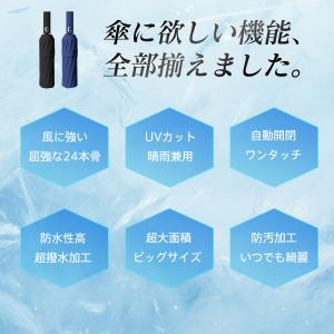 折り畳み傘 メンズ ワンタッチ 自動開閉 ビジ...の詳細画像4