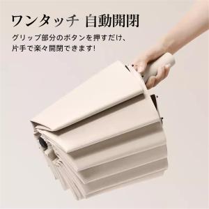折り畳み傘 メンズ ワンタッチ 自動開閉 ビジ...の詳細画像5