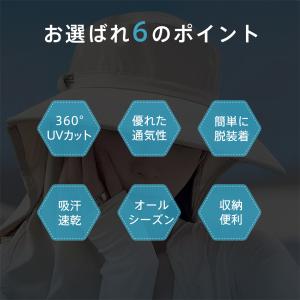バケットハット 帽子 レディース つば広帽子 ...の詳細画像3