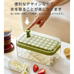 製氷皿 製氷機 氷トレー2層 蓋付 氷ボックス...の詳細画像2