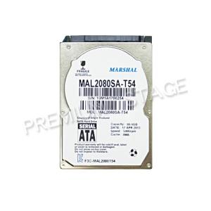 HDD ハードディスク MARSHAL 2.5インチ 内蔵 80GB SATA MAL2080SA-T54 5400rpm 9.5mm｜marshal