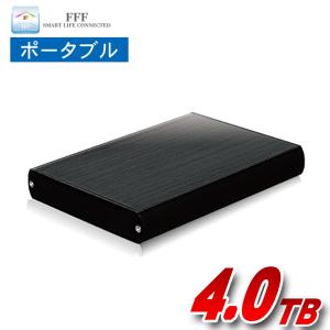 外付けHDD ポータブル 4TB テレビ録画 外付け ポータブル