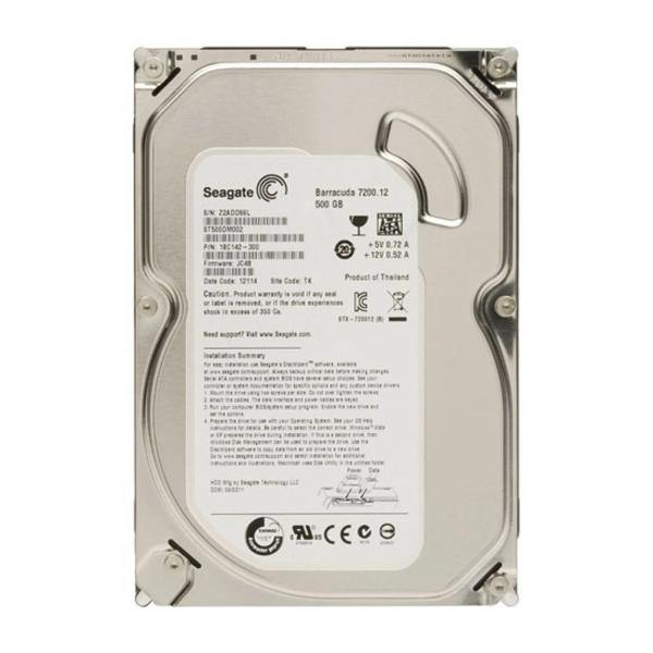 SEAGATE 3.5インチ 500GB 7200rpm SATA 16MB Desktop HDD...