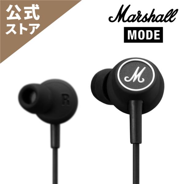 Marshall 有線イヤホン MODE-BLACK-AND-WHITE ホワイト 【リモートコント...