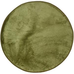 アイリスプラザ フランネルラグ円形 グリーン 100×100cm FNR-R-100 1枚