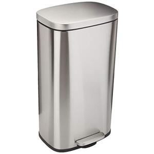 ゴミ箱 長方形 ソフトクローズ スチール製 30L