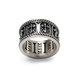 M.A.R.S スカルリング シルバー925　MARS シルバーリング　21号 楽天市場】Marylin of Mars マリリンオブマーズ 【 Double Skulls Ring