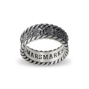 シルバー 指輪 リング マルスマーク Mars Chain Ring No.3 : marsmark
