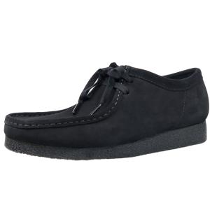 Clarks（クラークス） ワラビー ブーツ ブラックスウェード 靴