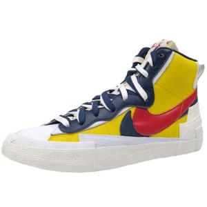 NIKE BLAZER MID SACAI ナイキ ブレザー ミッド サカイ varsity maize/varsity red｜marsone