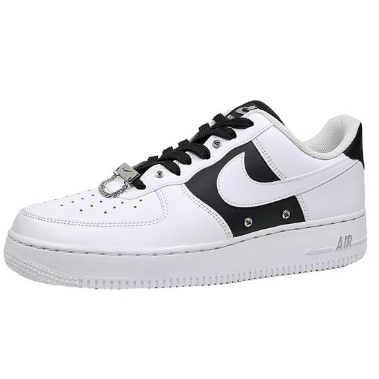 NIKE AIR FORCE 1 &apos;07 PREMIUM &quot;Silver Snap Buttons&quot;...