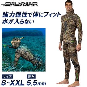 5mm 2ピース スキューバダイビング ウェットスーツ スピアフィッシング