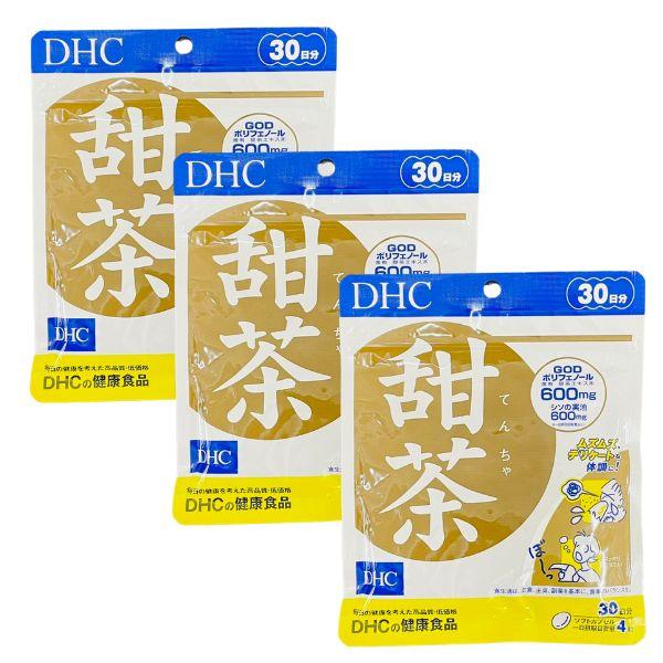 DHC　甜茶（30日）3個セット dhc ポリフェノール シソの実油 メリッサエキス末 イチョウ葉 ...