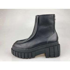 ノーネーム　ブーツ　ＮＯＮＡＭＥ　KROSS　ZIP　BOOTS　GLOSSY　NAPPA　ブラック　ブーツ　脚長　美脚　厚底　ヒール　５センチヒール　セール　厚底ブーツ｜marthnagoya