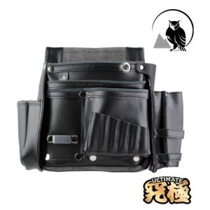 腰袋 2点セット】①ふくろ倶楽部 朱雀 六型黒 SZ-886K ②ふくろ倶楽部