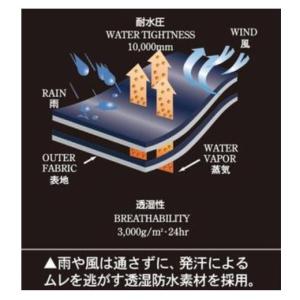 カジメイク【透湿防水】東レ エントラントレイン...の詳細画像3