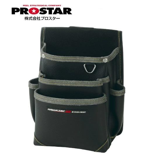 プロスター New KAWA'TEC2  電工用小型腰袋  KE-823B　ブラック（カワテックセカ...
