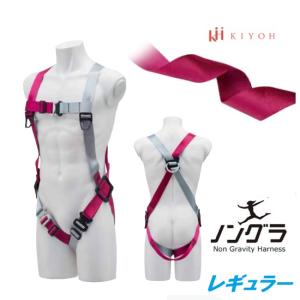 基陽 KH 鳶忍者 X型シンプルフルハーネス＋ダブルじゃばらランヤード