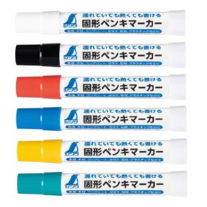ユニカラー 三菱 UNI ペイントマーカー極太 PX30 角芯 白/黒/赤/青/黄