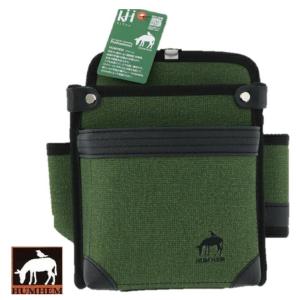 HUMHEM　腰袋ホルダー付　22113型バッグ　THM113-OL（オリーブ）【釘袋・腰袋・フムヘム】基陽　KH　THM113OL