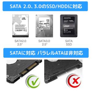 2.5インチ HDD SSD 外付けケース U...の詳細画像3