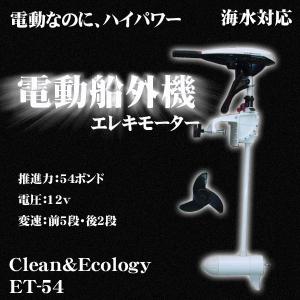 電動船外機 エレキモーター ハイパワー 海水対応 推進力54ポンド ET54