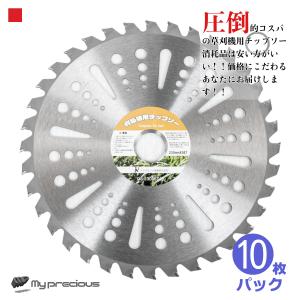 チップソー 刃 外径 230mm 刃数 36T 10枚セット 草刈機の交換用刃 TypeC 消耗品 草 刈払機｜marubi