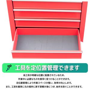 ツールボックス ローラーキャビネット 工具箱 ...の詳細画像4