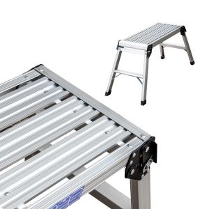 脚立 脚立足場 折りたたみ式 作業台アルミ製軽...の詳細画像3
