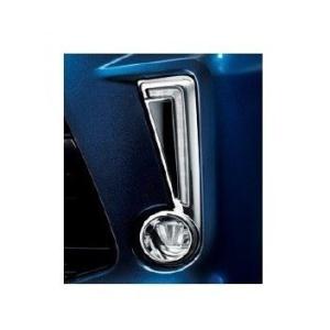 ムーヴ フォグランプガーニッシュ（メッキ+ピアノブラック調