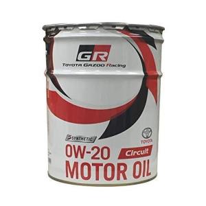 TOYOTA GAZOO Racing トヨタ純正 GR MOTOR OIL Circuit 0W-20 20L エンジンオイル 08880-12403｜marucorp