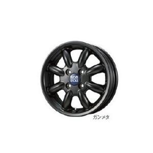 ダイハツ トコット【LA550S LA560S】　アルミホイールセット(１４インチ・ミニライト)【ガンメタ】[08960-K2006×4]