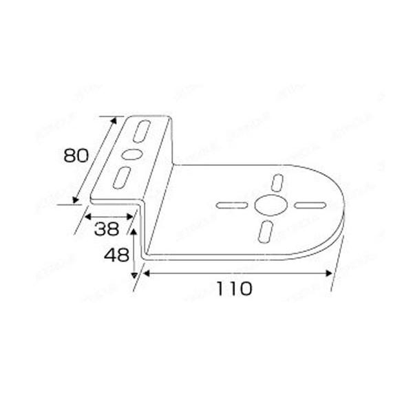 JETイノウエ　マーカーステー　ステンレスマーカー取付ステー　Z型　 80X48X110　50280...
