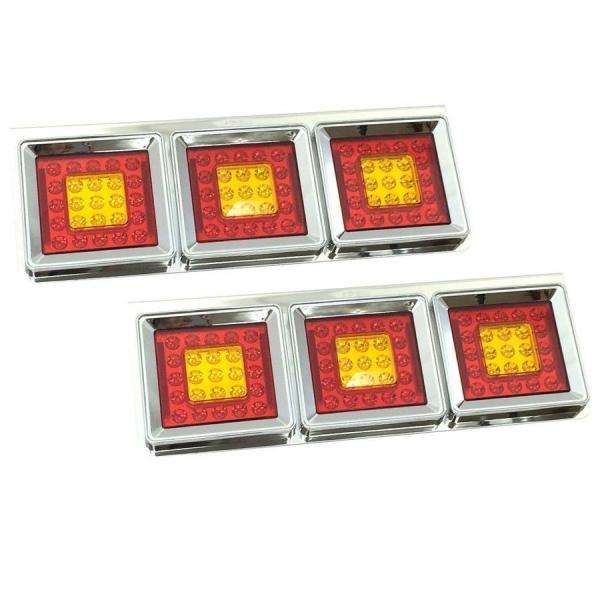 JETイノウエ　テールランプ　LEDテールランプ　DC24V専用　SD-2007　角型3連　5257...
