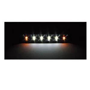 JETイノウエ　LED6　路肩灯ユニット　12/24共用　ホワイト/両端アンバー　527892