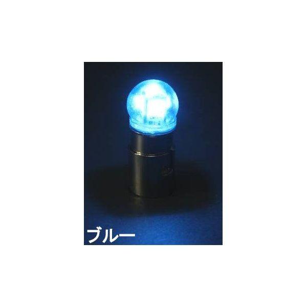 JETイノウエ　LEDバルブ　LED5　電球型バルブ　12V　BA15S　G18　ブルー　52871...