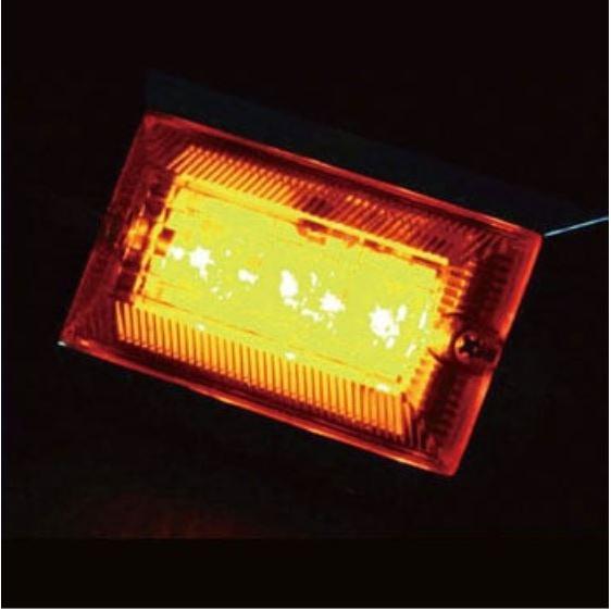JETイノウエ LED3 ハイパワーフラットマーカーランプNEO 12/24V共用 クリアーレンズ/...