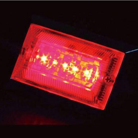 JETイノウエ LED3 ハイパワーフラットマーカーランプNEO 12/24V共用 クリアーレンズ/...